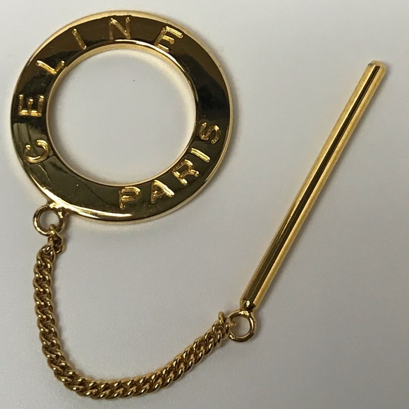 CELINE PARIS Scarf Metal Ring 😍🔥✨ - Picture 5 of 17